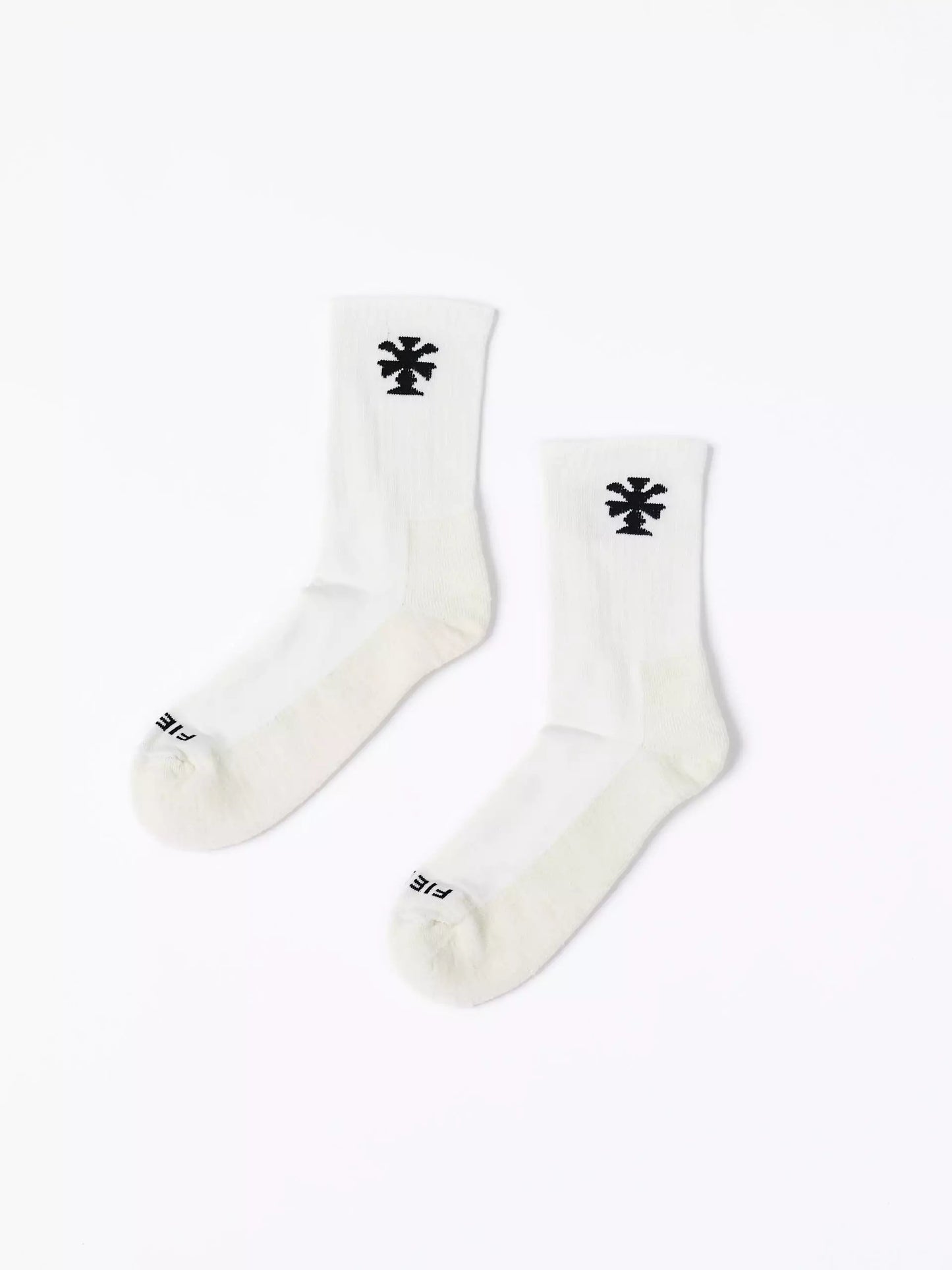 Fields wool socks white , top view