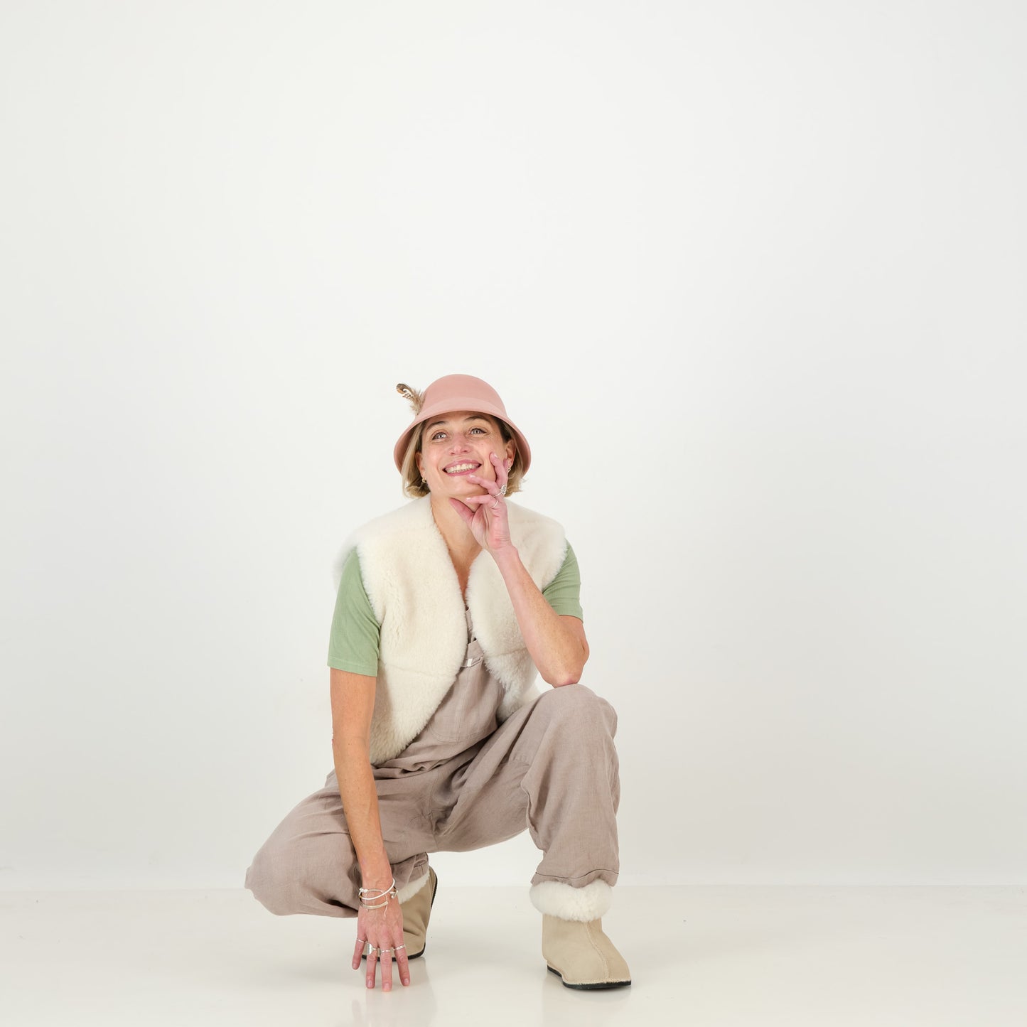 Sheepskin Gilet jacket