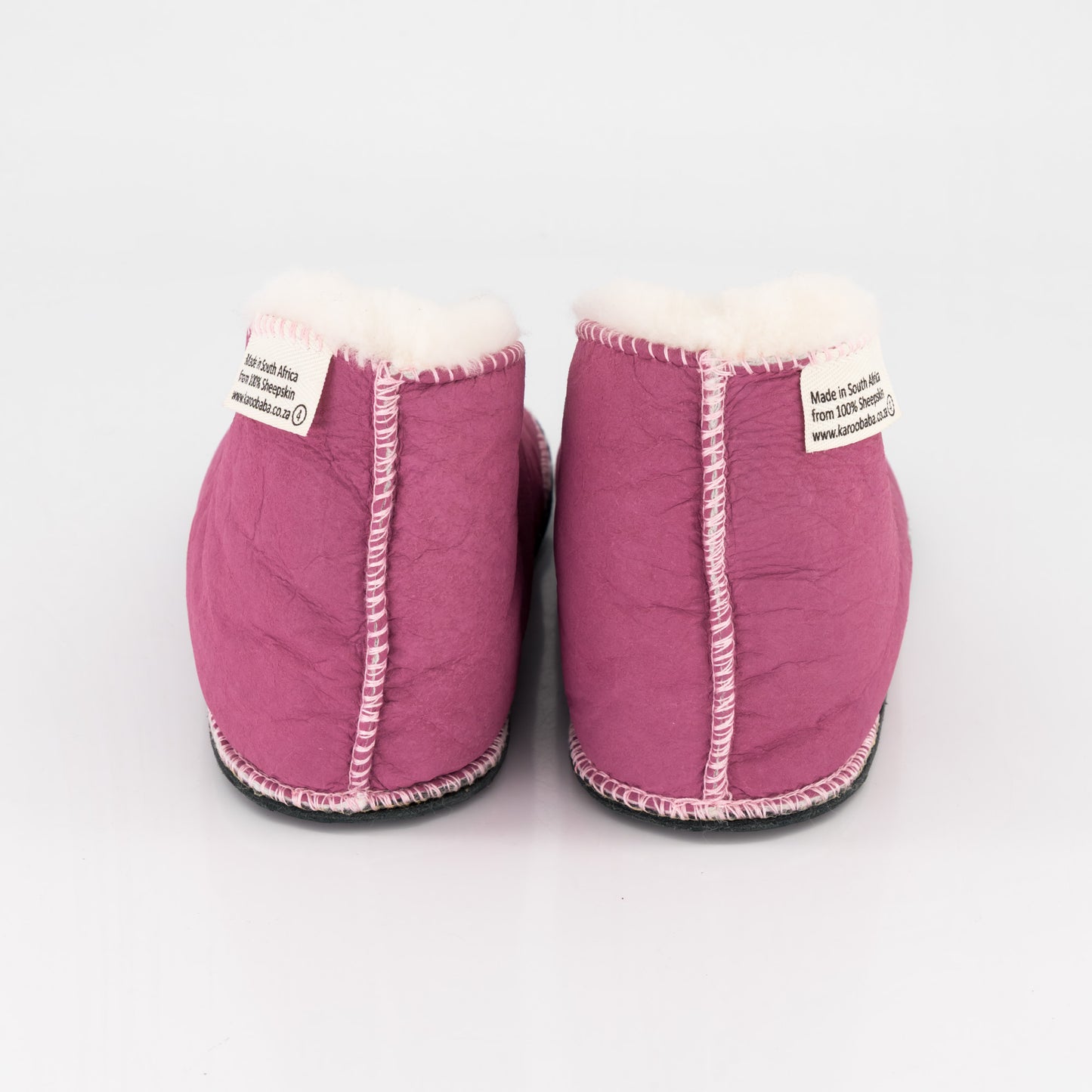 Karoolux Leather-Sole Sheepskin Slippers