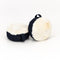 Sheepskin Meditation Cushion , top view