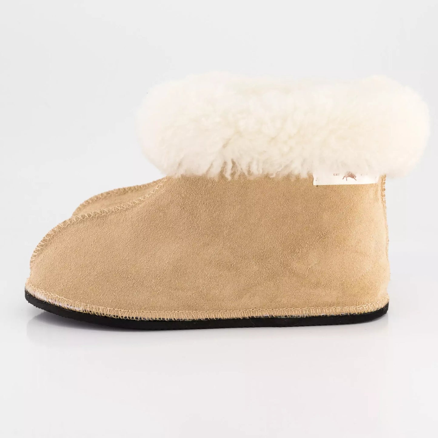 Handmade Hard-Sole Sheepskin Ankle booties