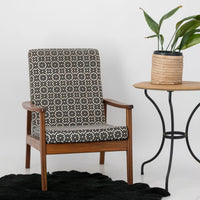 South African Merino Sheepskin , black , on floor
