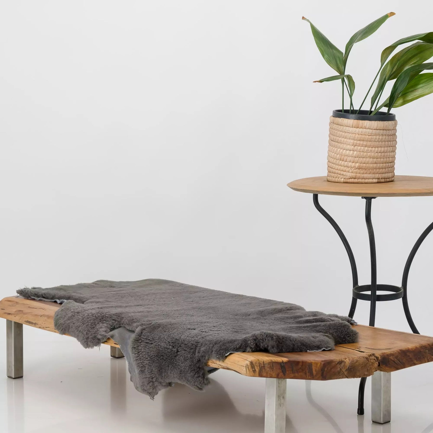 Grey Sheepskin - A-grade South African Merino