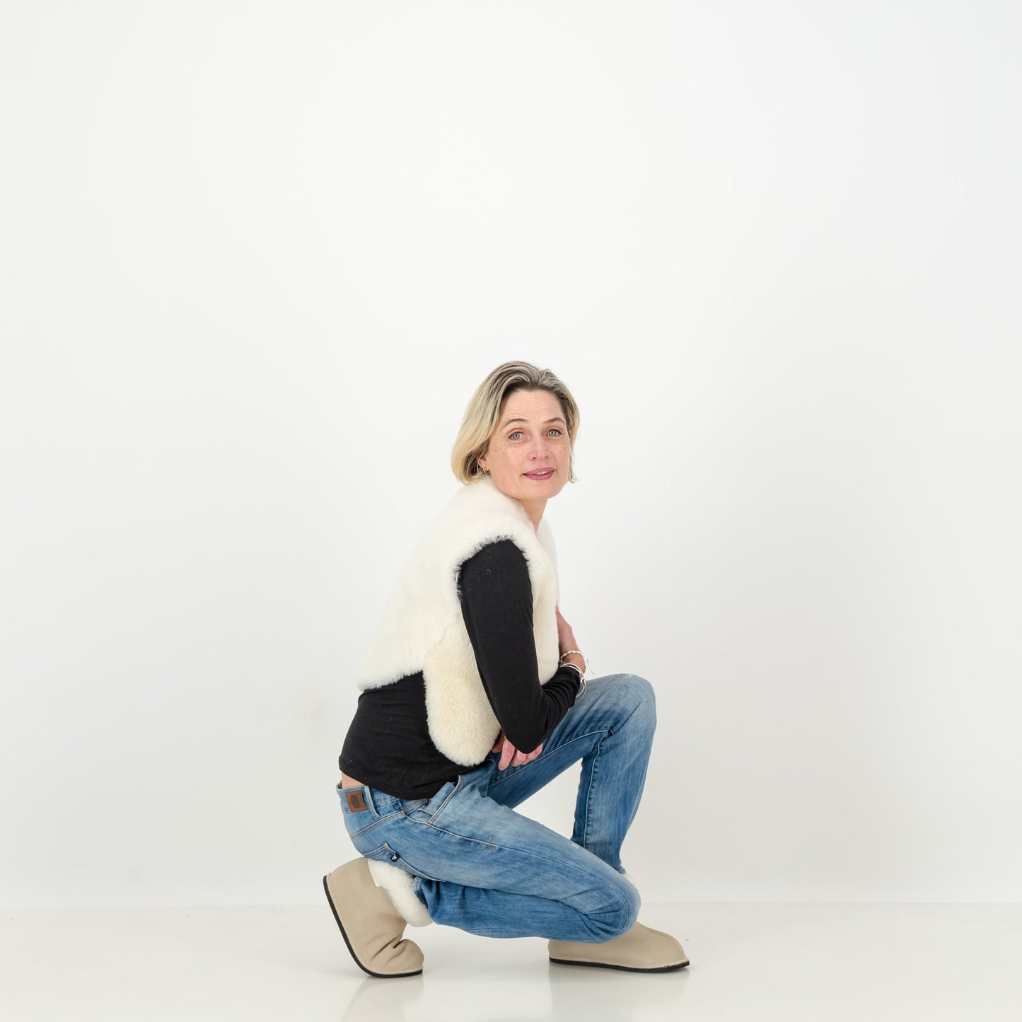 Sheepskin Gilet jacket