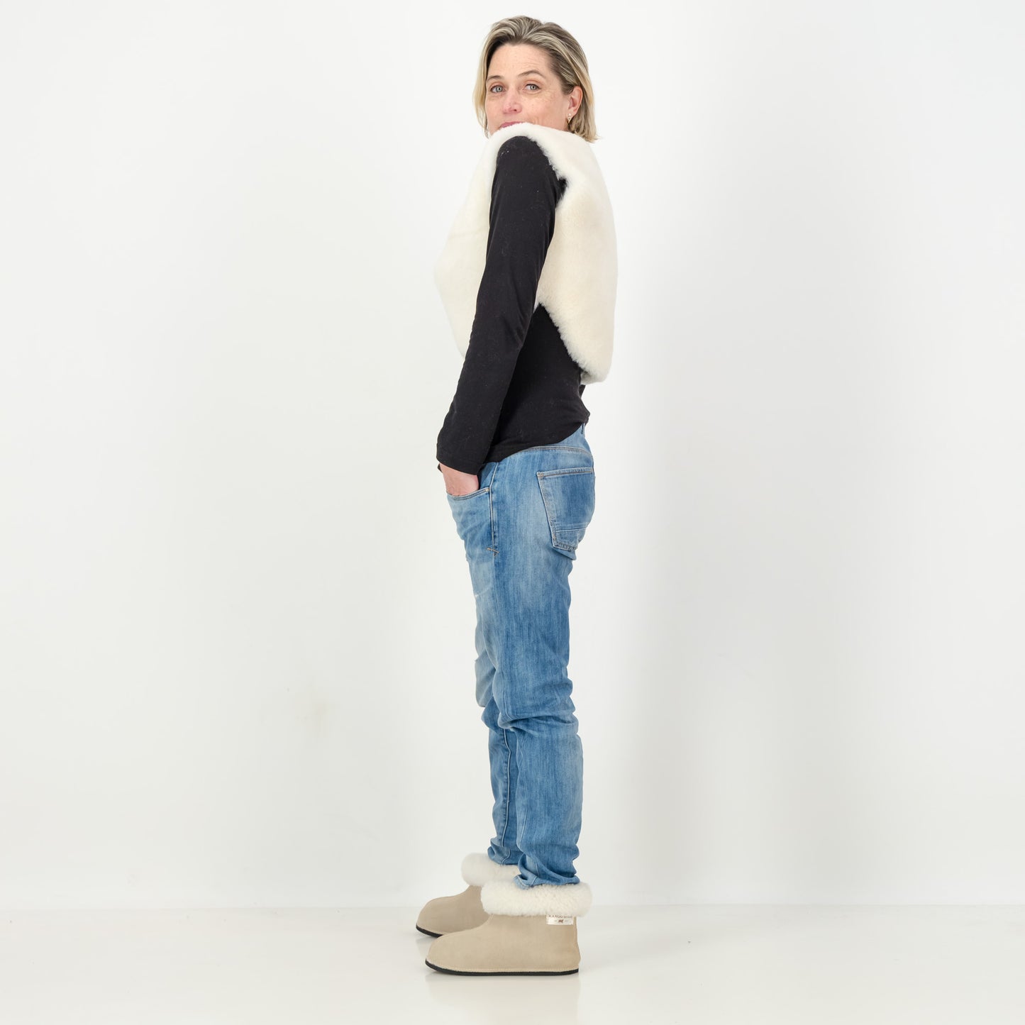 Sheepskin Gilet jacket