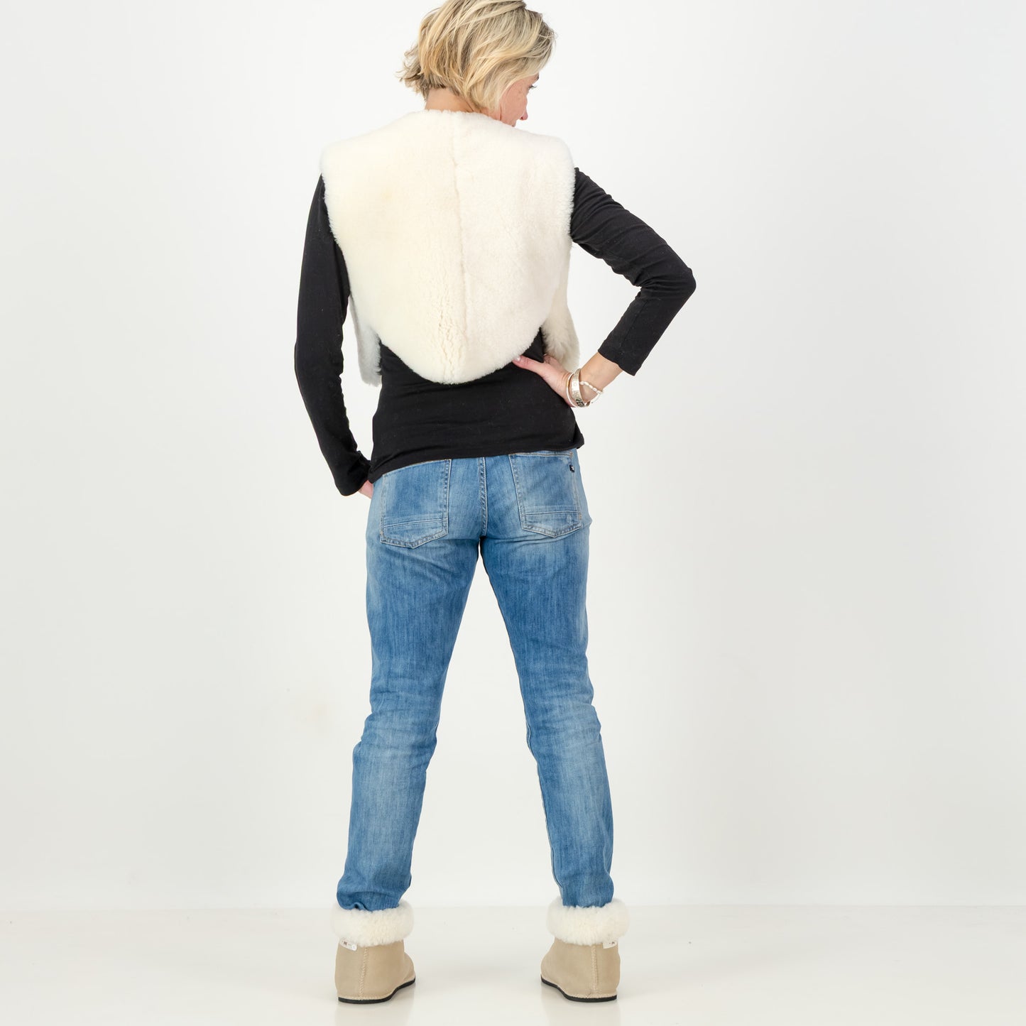Sheepskin Gilet jacket