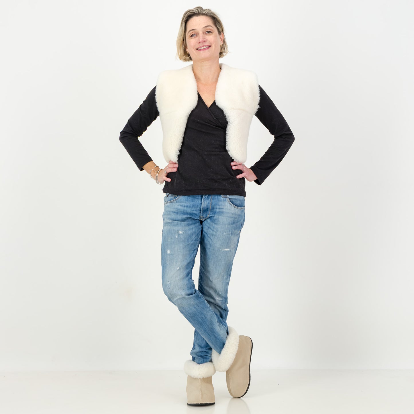 Sheepskin Gilet jacket