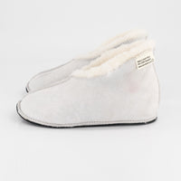 Natural Karoolux Leather-Sole Sheepskin Slippers