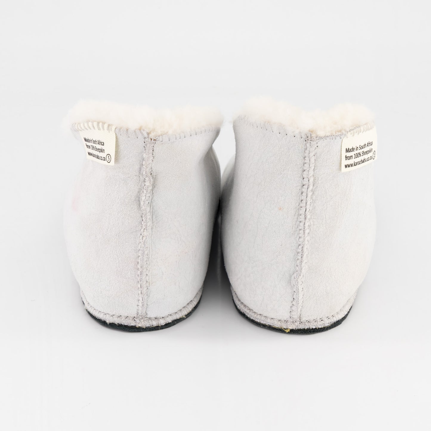 Karoolux Leather-Sole Sheepskin Slippers