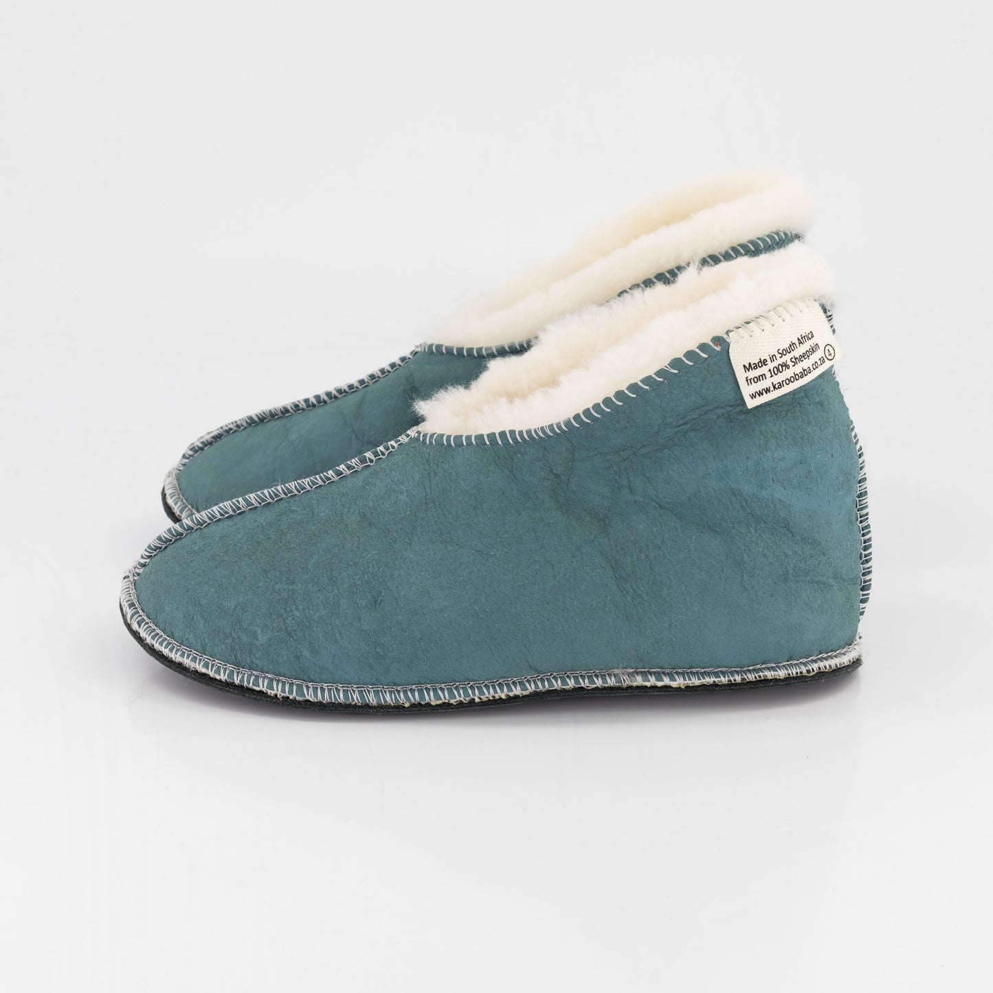 Karoolux Leather-Sole Sheepskin Slippers