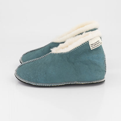 Karoolux Leather-Sole Sheepskin Slippers