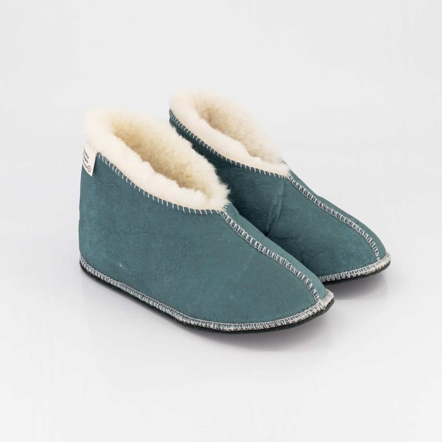 Karoolux Leather-Sole Sheepskin Slippers