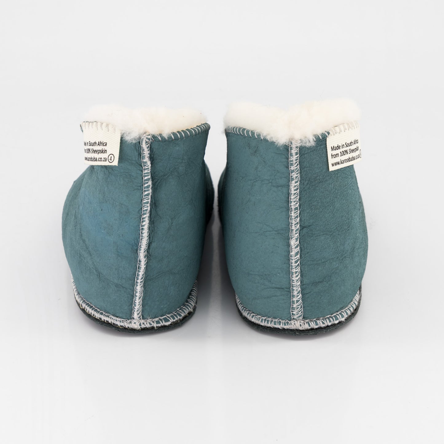 Karoolux Leather-Sole Sheepskin Slippers