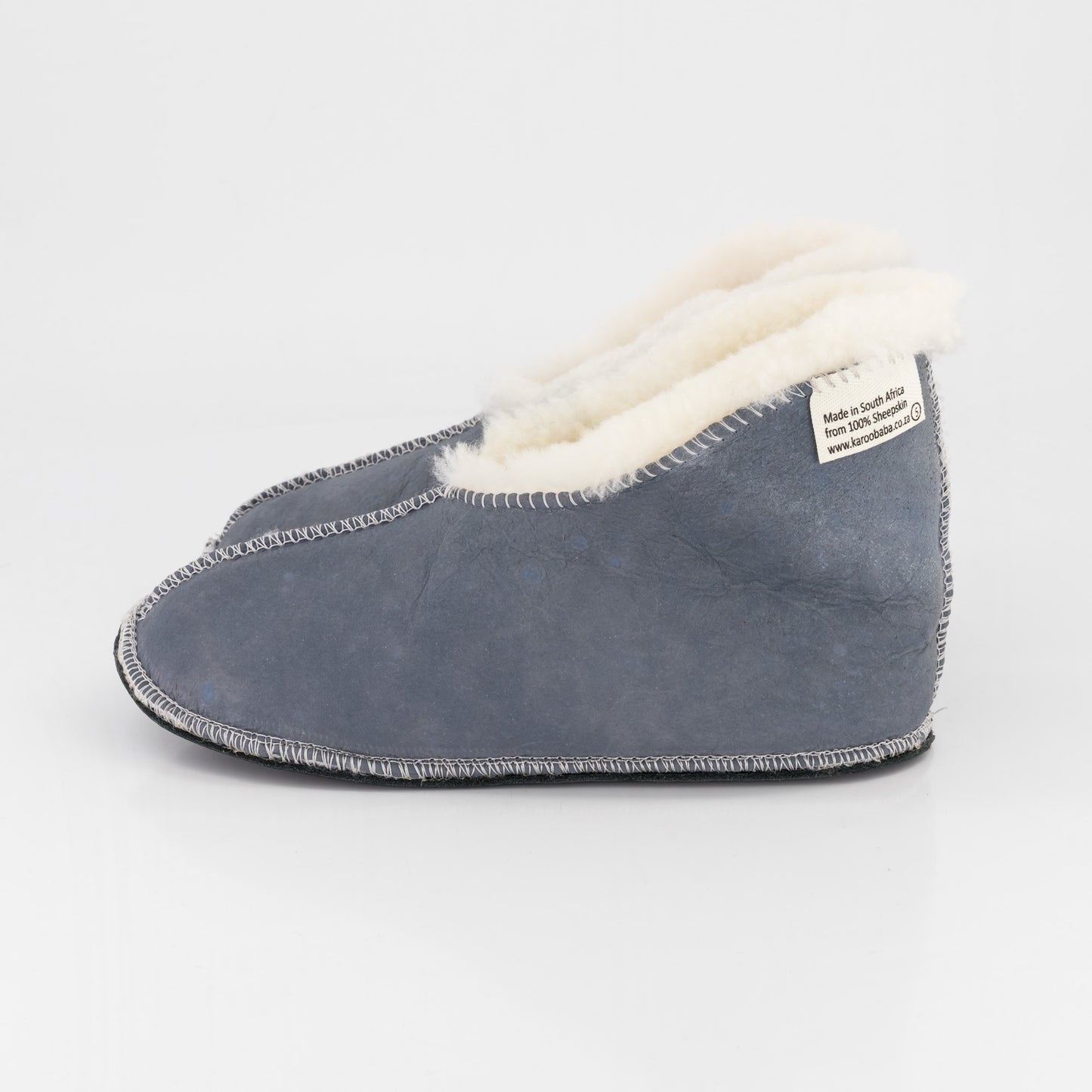 Karoolux Leather-Sole Sheepskin Slippers