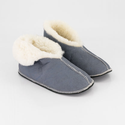 Karoolux Leather-Sole Sheepskin Slippers