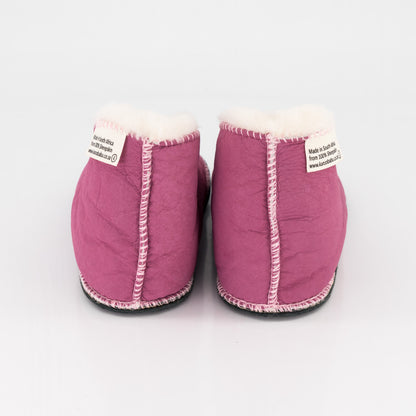 Karoolux Leather-Sole Sheepskin Slippers