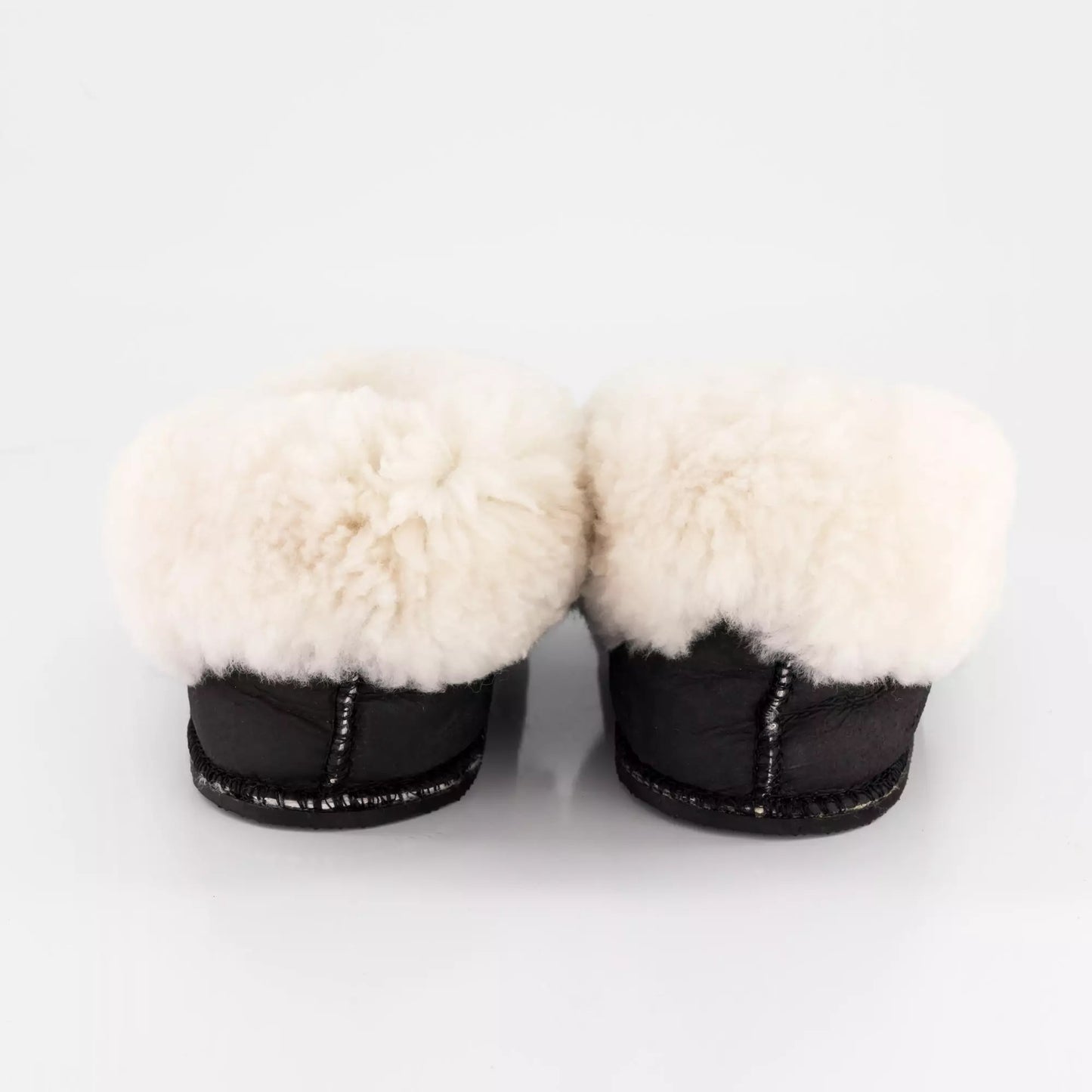 Handmade Hard-Sole Sheepskin Slippers