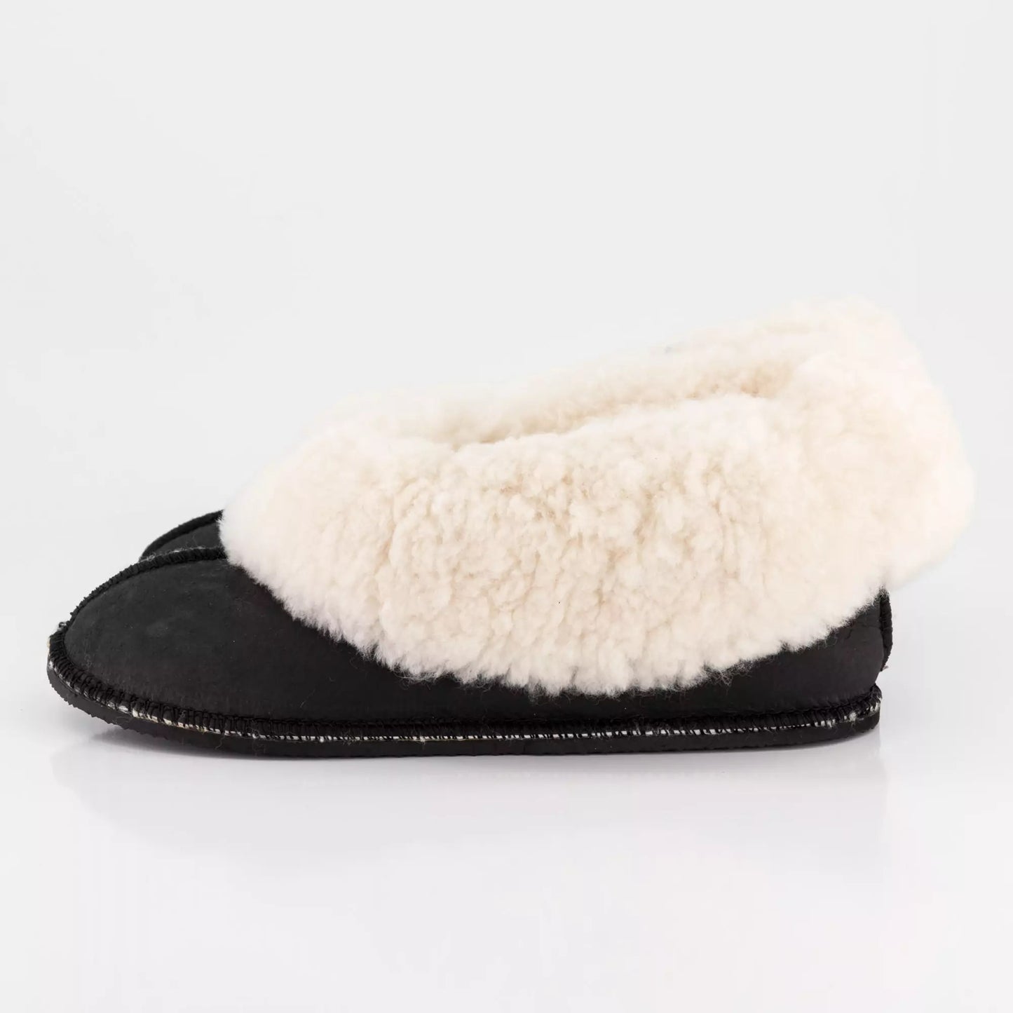 Handmade Hard-Sole Sheepskin Slippers