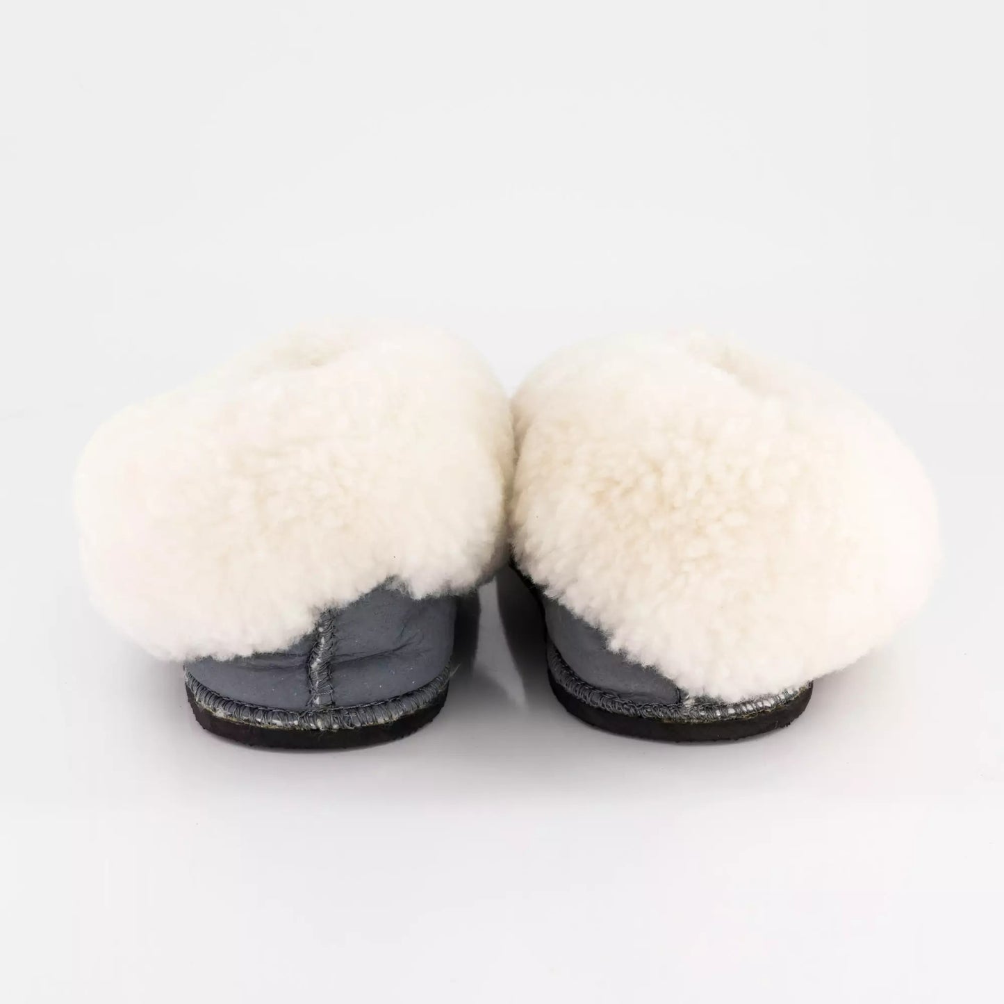 Handmade Hard-Sole Sheepskin Slippers