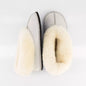 Hard-Sole Sheepskin Slippers , natural , top view