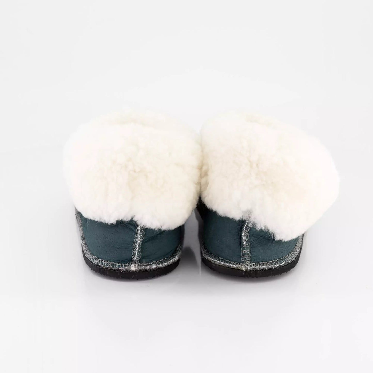 Handmade Hard-Sole Sheepskin Slippers