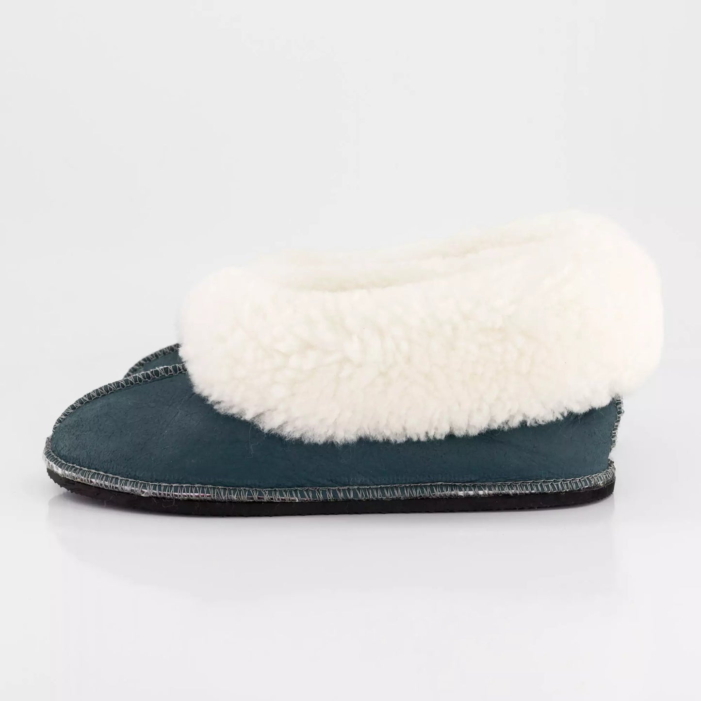 Handmade Hard-Sole Sheepskin Slippers