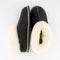 Black Sheepskin Slippers - Hard-Sole