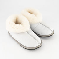 Natural Sheepskin Slippers - Hard-Sole