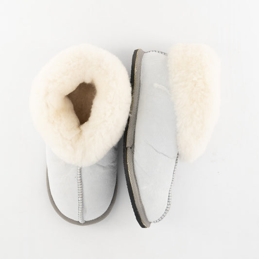 Natural Sheepskin Slippers - Hard-Sole