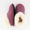Pink Sheepskin Slippers - Hard-Sole