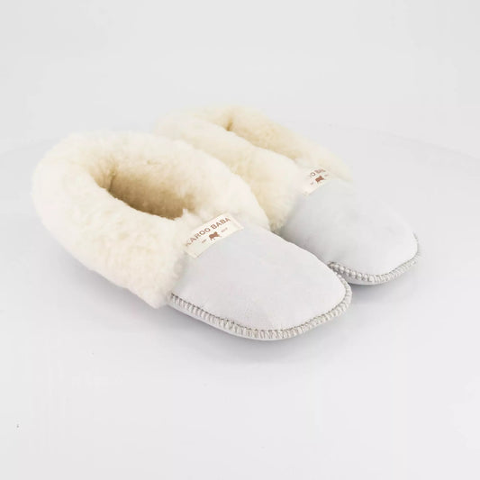 Natural Sheepskin Slippers - Soft Sole