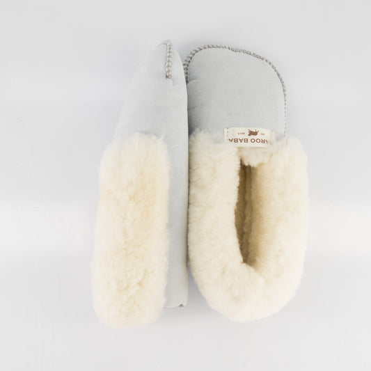 Natural Sheepskin Slippers - Soft Sole