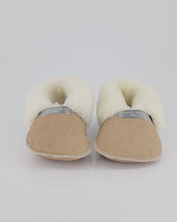 Tan Sheepskin Slippers - Soft Sole
