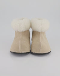 Hard-Sole Sheepskin Boots , 360 view