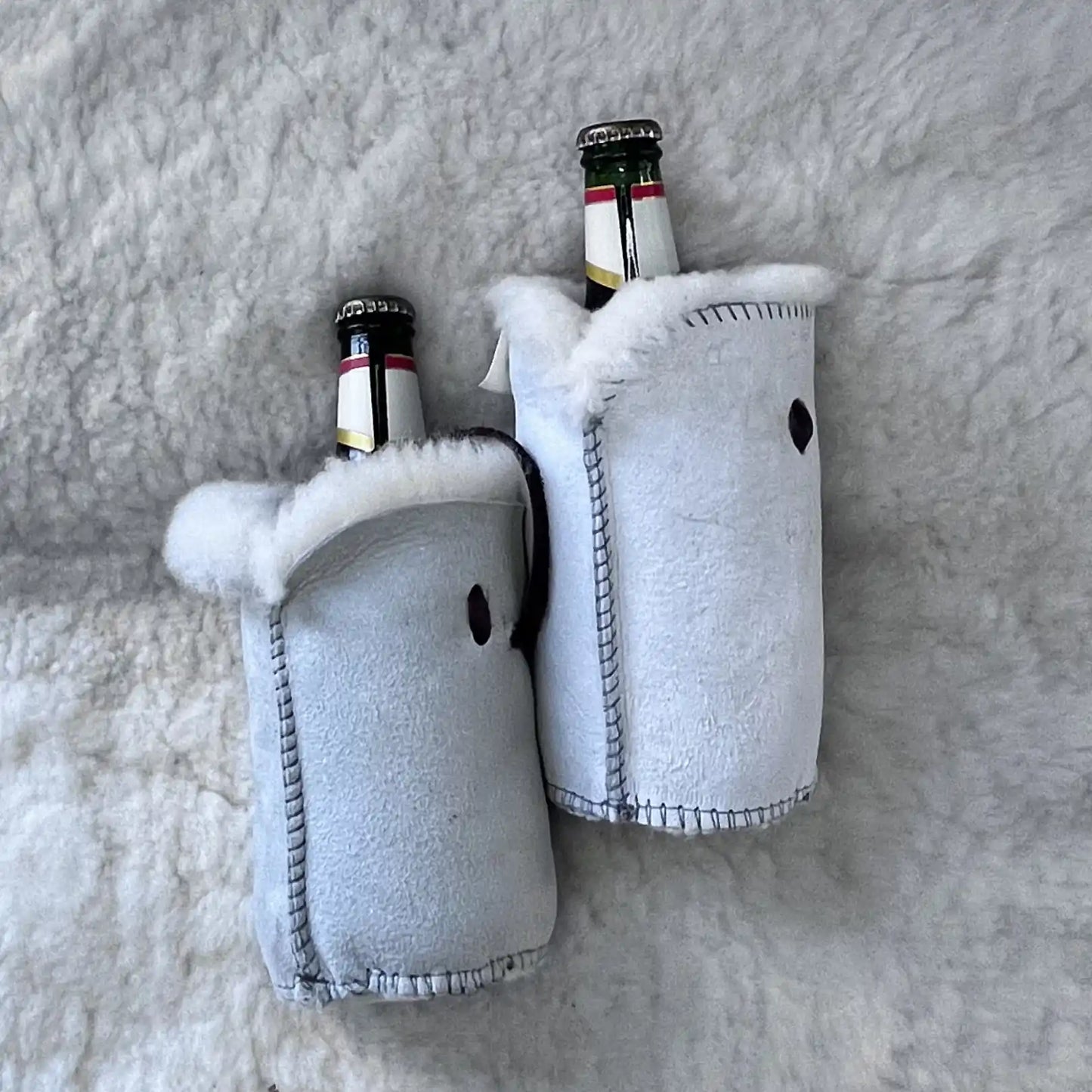 Sheepskin Bottle Coolers